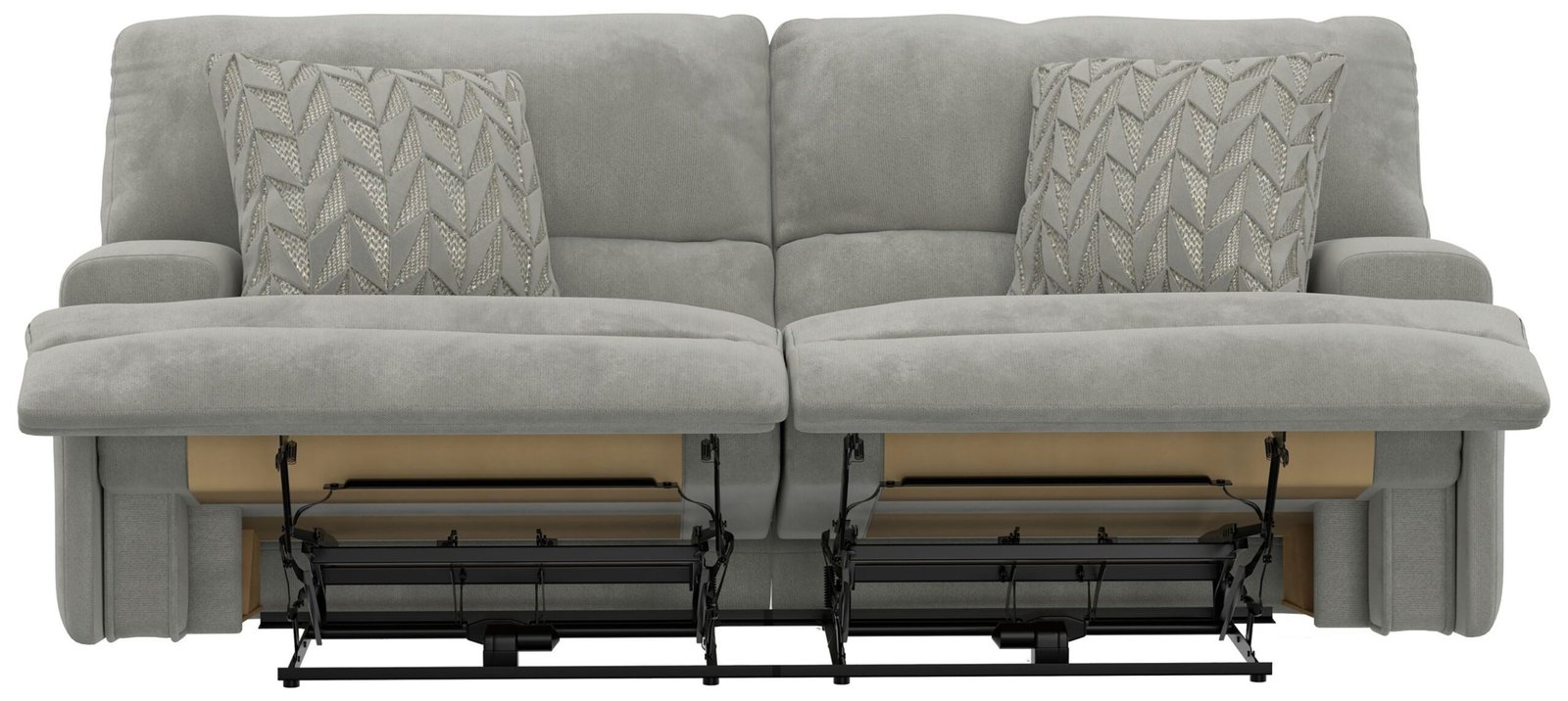 Renaldo - Power Sofa With Zero Gravity Recline - Stone - Image 3
