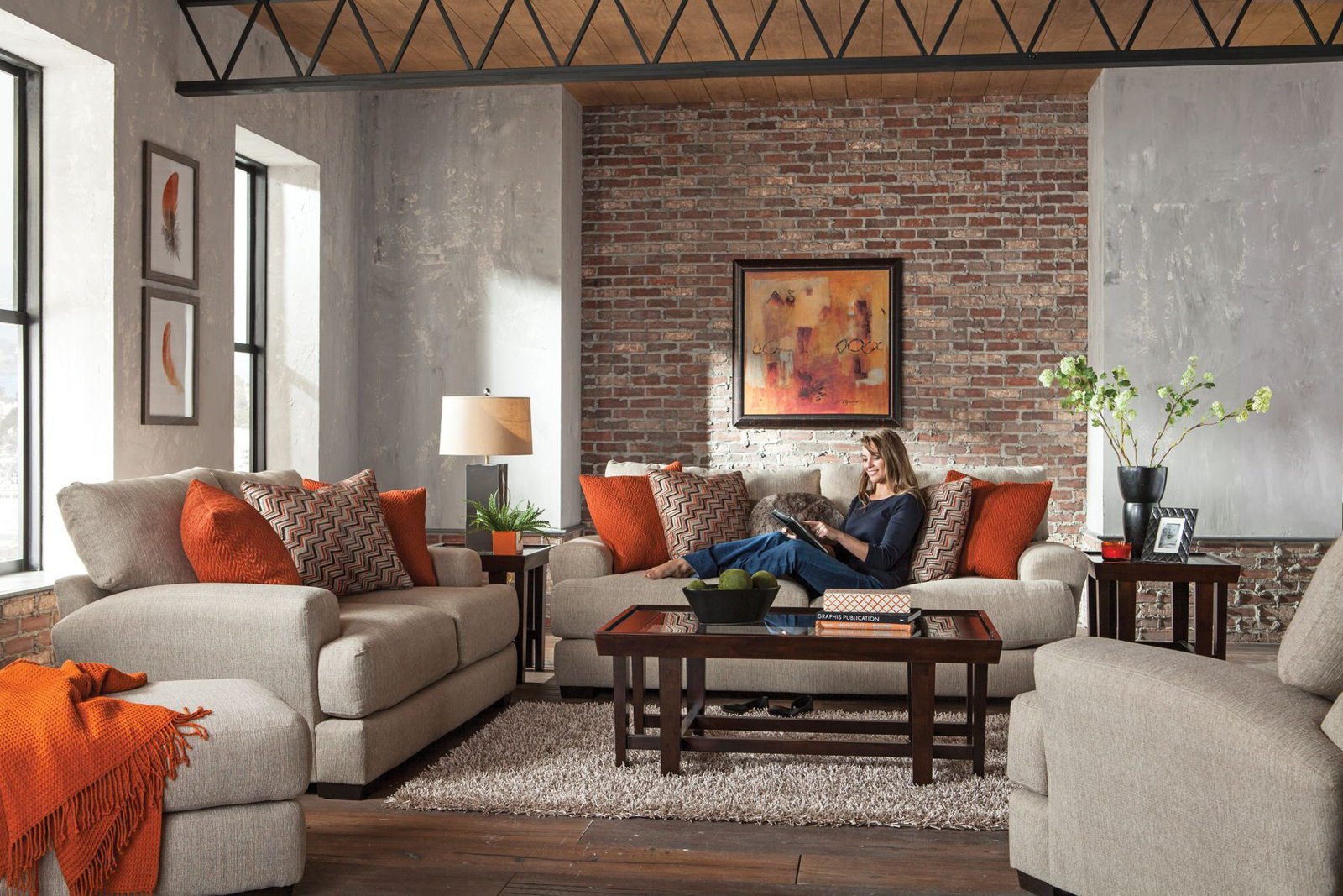 Ava Sectional - Loveseat With USB Port - Image 3