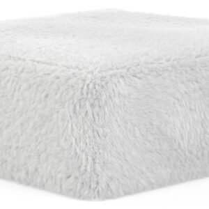 Snowball - Cocktail Ottoman - White