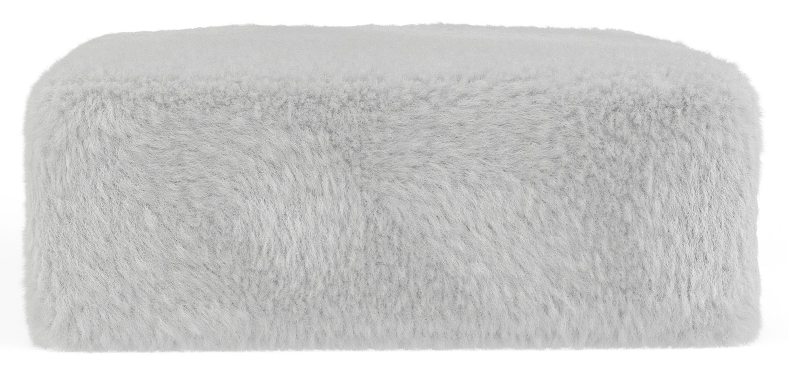 Bankside - Fabric Cocktail Ottoman - Gray - Image 3