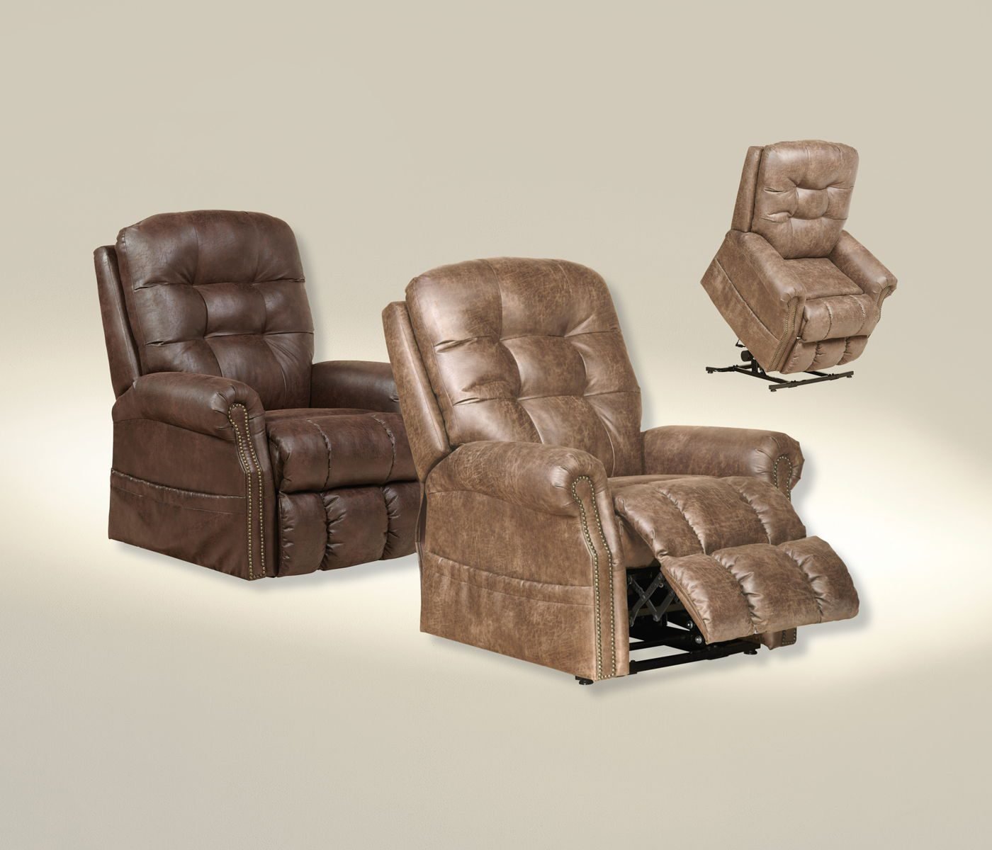 Ramsey - Power Lift Lay Flat Recliner With Heat & Massage - Image 3