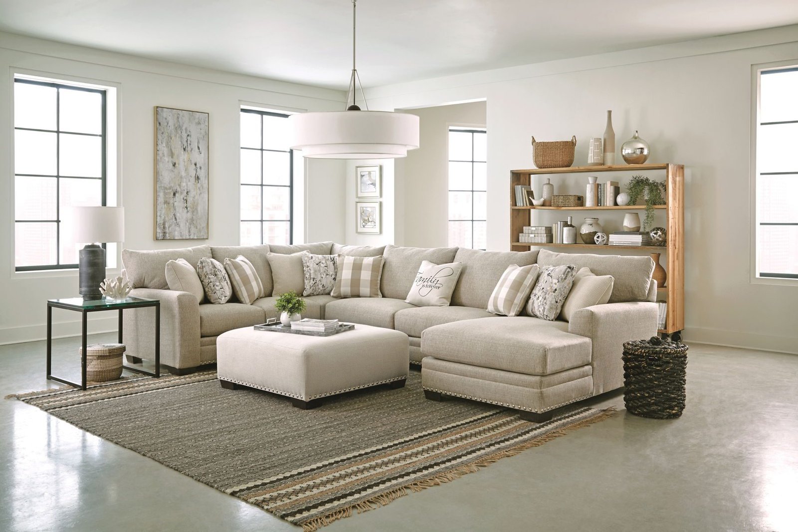 Salem - Cocktail Ottoman - Beige - Image 3