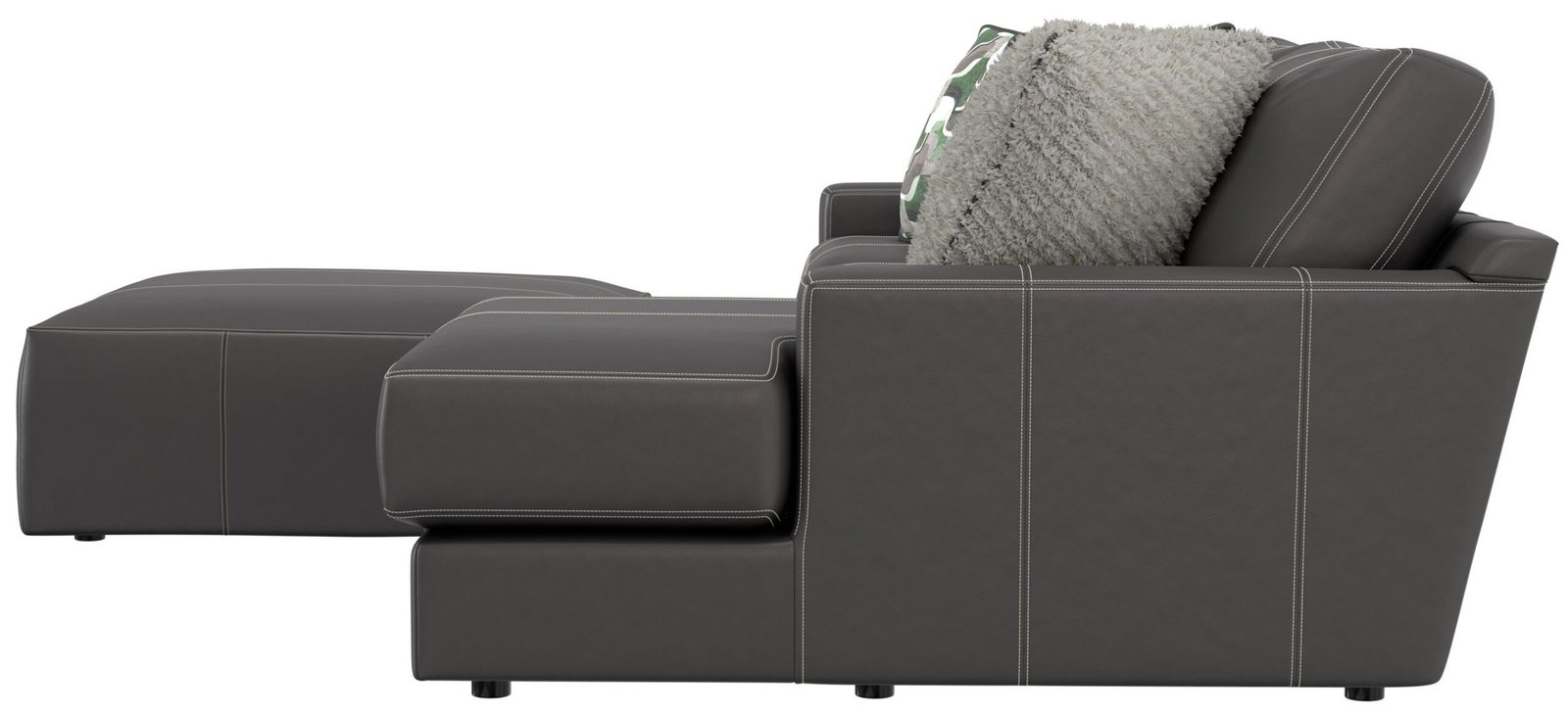 Minori - Italian Leather Sofa / Chaise And Cocktail Ottoman - Image 13
