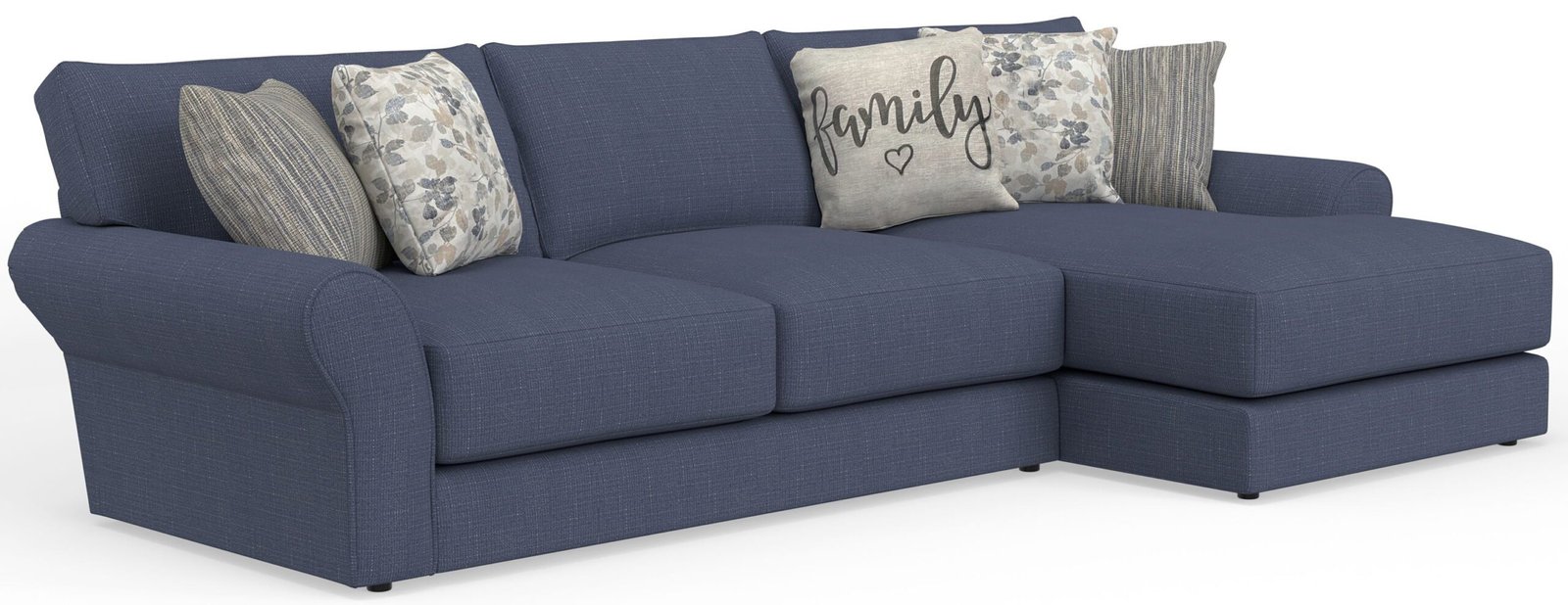Cape May - Sofa Chaise With Comfort Coil Seating And 5 Accent Pillows Included - Image 7