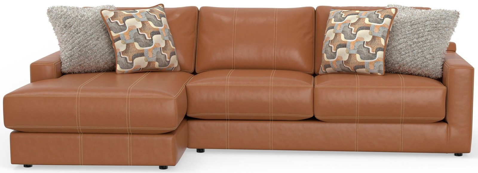 Minori - Italian Leather Sectional - Image 11