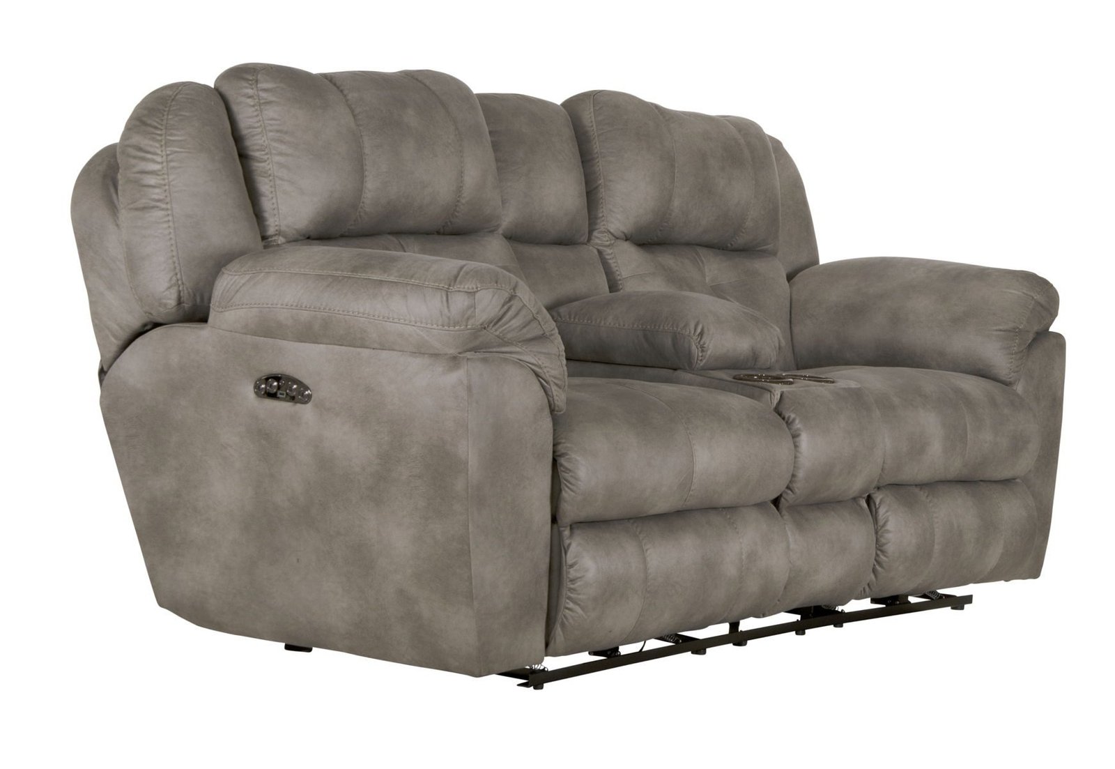 Ferrington - Power Lay Flat Reclining Console Loveseat with Power Adjustable Headrest - Image 6