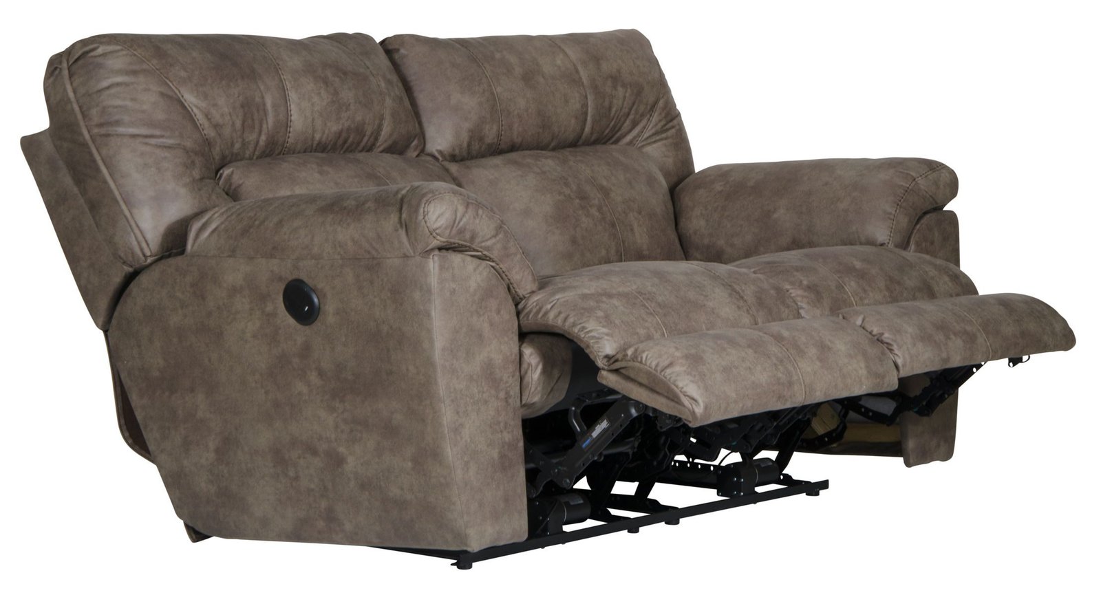 Hollins - Power Reclining Loveseat - Coffee - Image 4