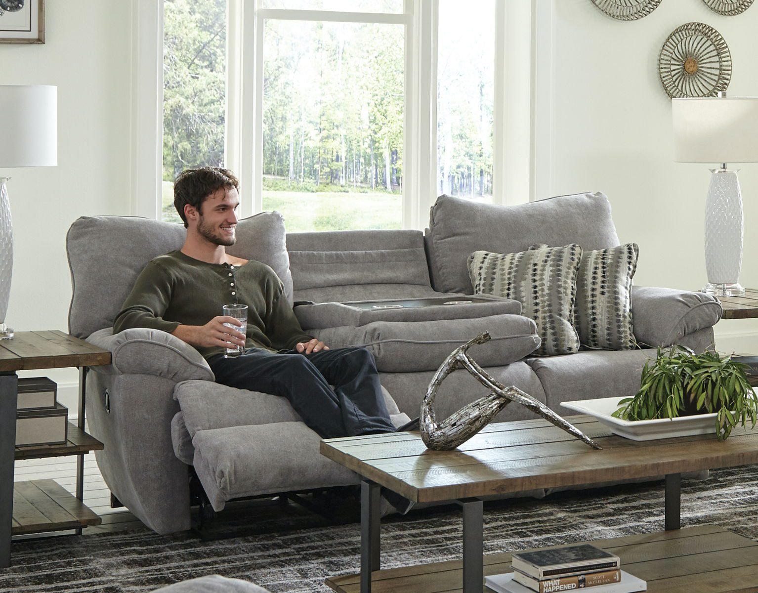 Sadler - Lay Flat Reclining Sofa - Image 6