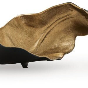 Melinda - Sculpture - Black / Gold Finish