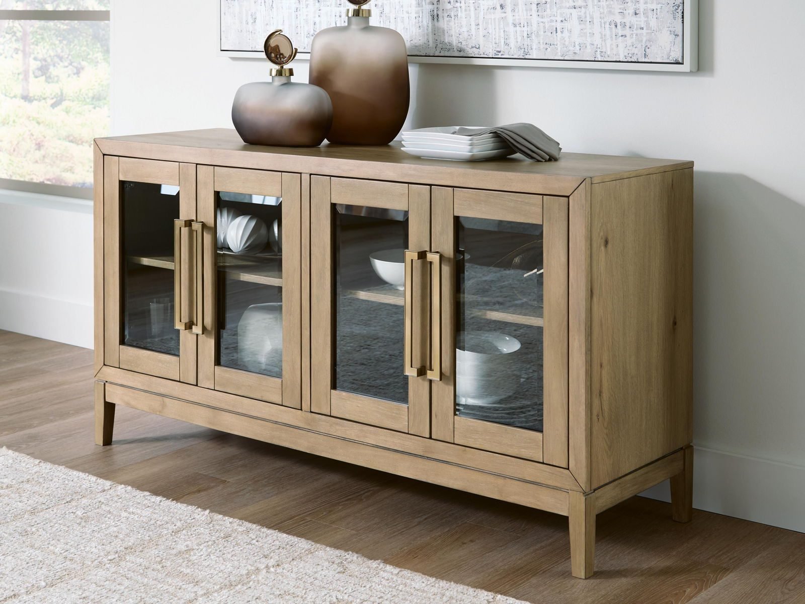 Lasinger - Dining Room Server - Light Brown - Image 2