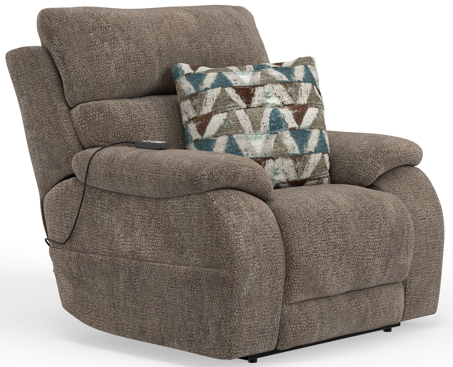 Joya - Power Lay Zero Gravity Recliner With Power Adjustable Headrest And CR3 Heat/Massage/Lumbar/ZG - Mushroom - Image 4
