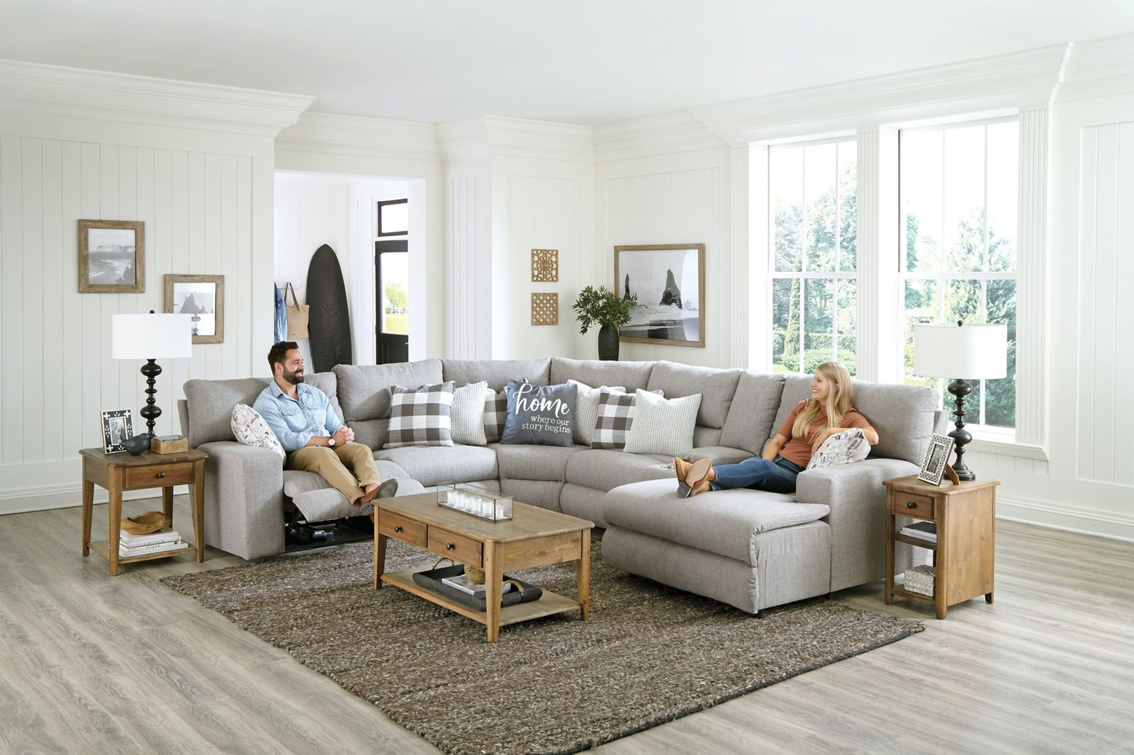 Rockport - Reclining Sectional - Image 18
