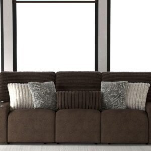 Zen - Power Reclining Sofa With CR3 Heat/Massage/Zero Gravity - Chocolate