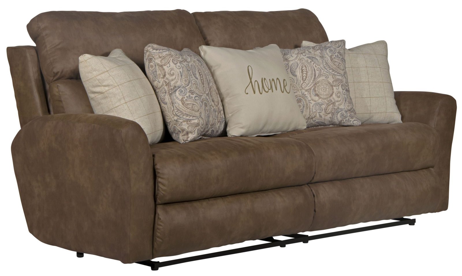 Justine - Lay Flat Reclining Sofa - Burlap - Image 2