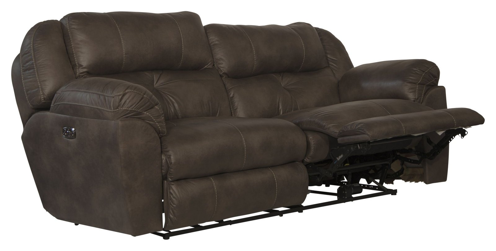 Ferrington - Power Lay Flat Reclining Sofa with Power Adjustable Headrest & Lumbar - Image 5