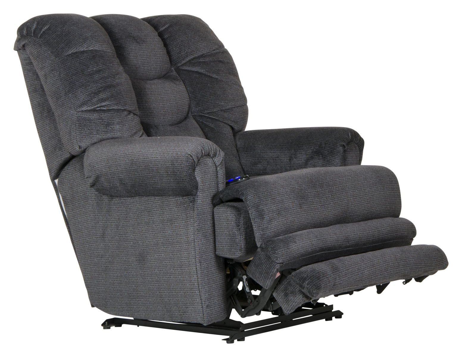 Malone - Power Lay Flat Recliner With Extended Ottoman - Image 7