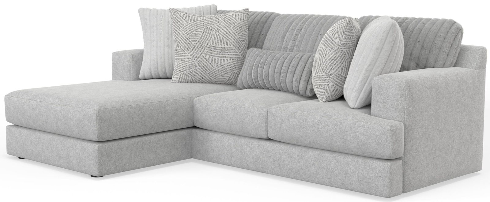 Logan - Upholstered Sectional With Comfort Coil Seating And Accent Pillows Included - Image 10