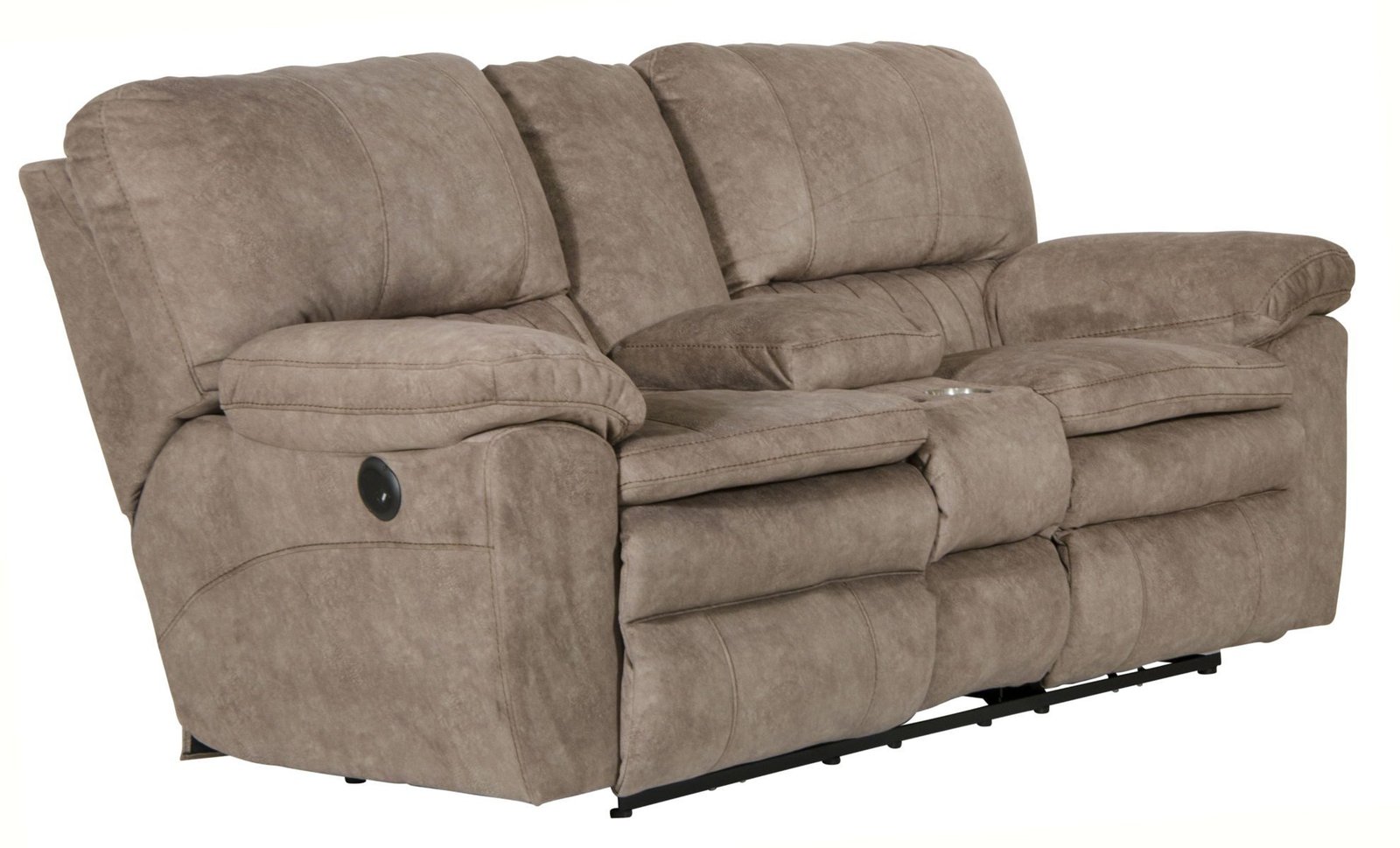 Reyes - Power Lay Flat Reclining Console Loveseat With Storage & Cupholders - Image 6