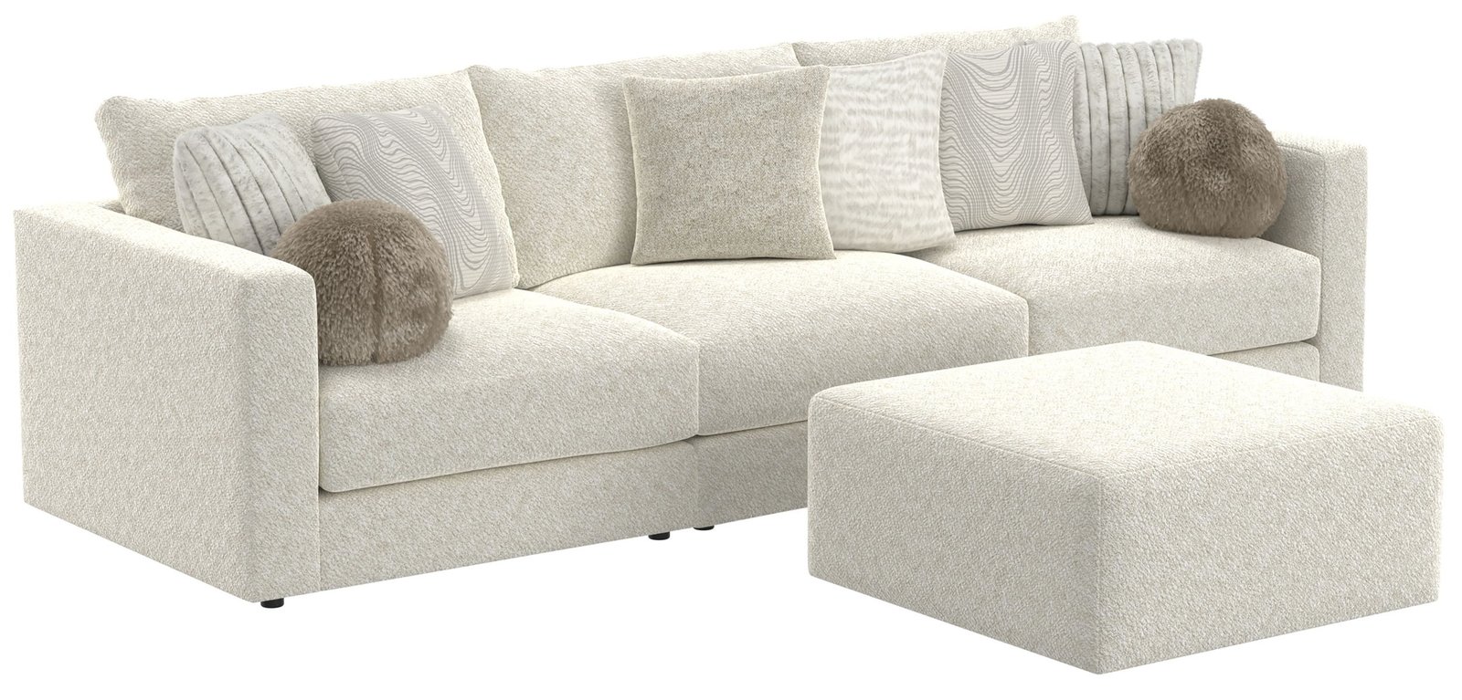 Ritzy - Modular Sofa And Included Cocktail Ottoman - Image 16