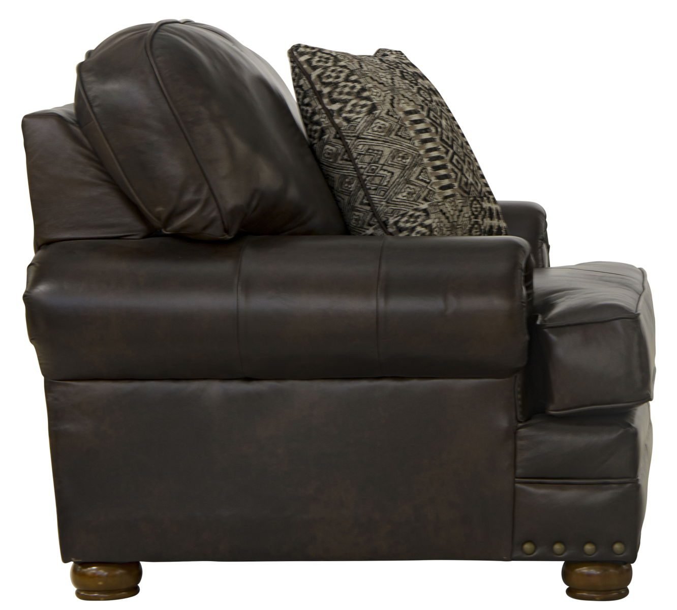 Roberto - Leather Chair - Cocoa - Image 4