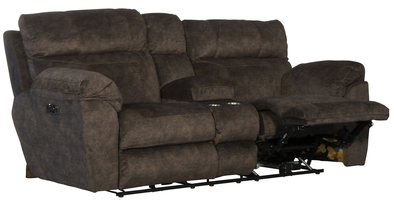 Sedona - Power Hdrst With Lumbar Lay Flat Reclining Console Loveseat With Storage & Cupholders - Image 6