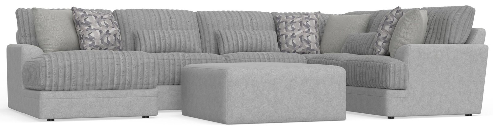 Titan - Sectional With Comfort Coil Seating, Cocktail Ottoman And Accent Pillows Included - Image 16