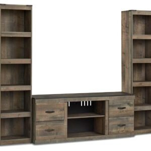 Trinell - 3-Piece Entertainment Center - Brown