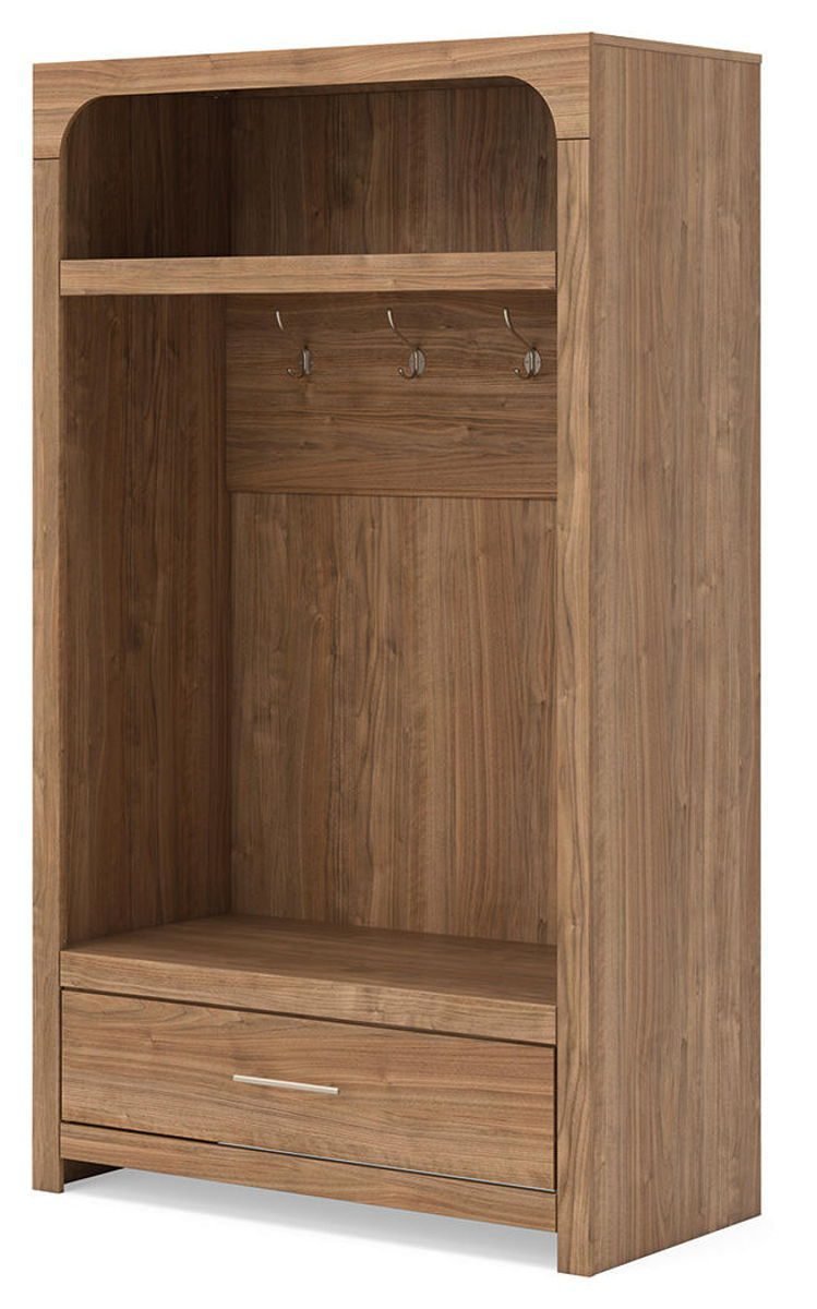 Dovander - Hall Tree With Storage Bench - Brown - Image 2