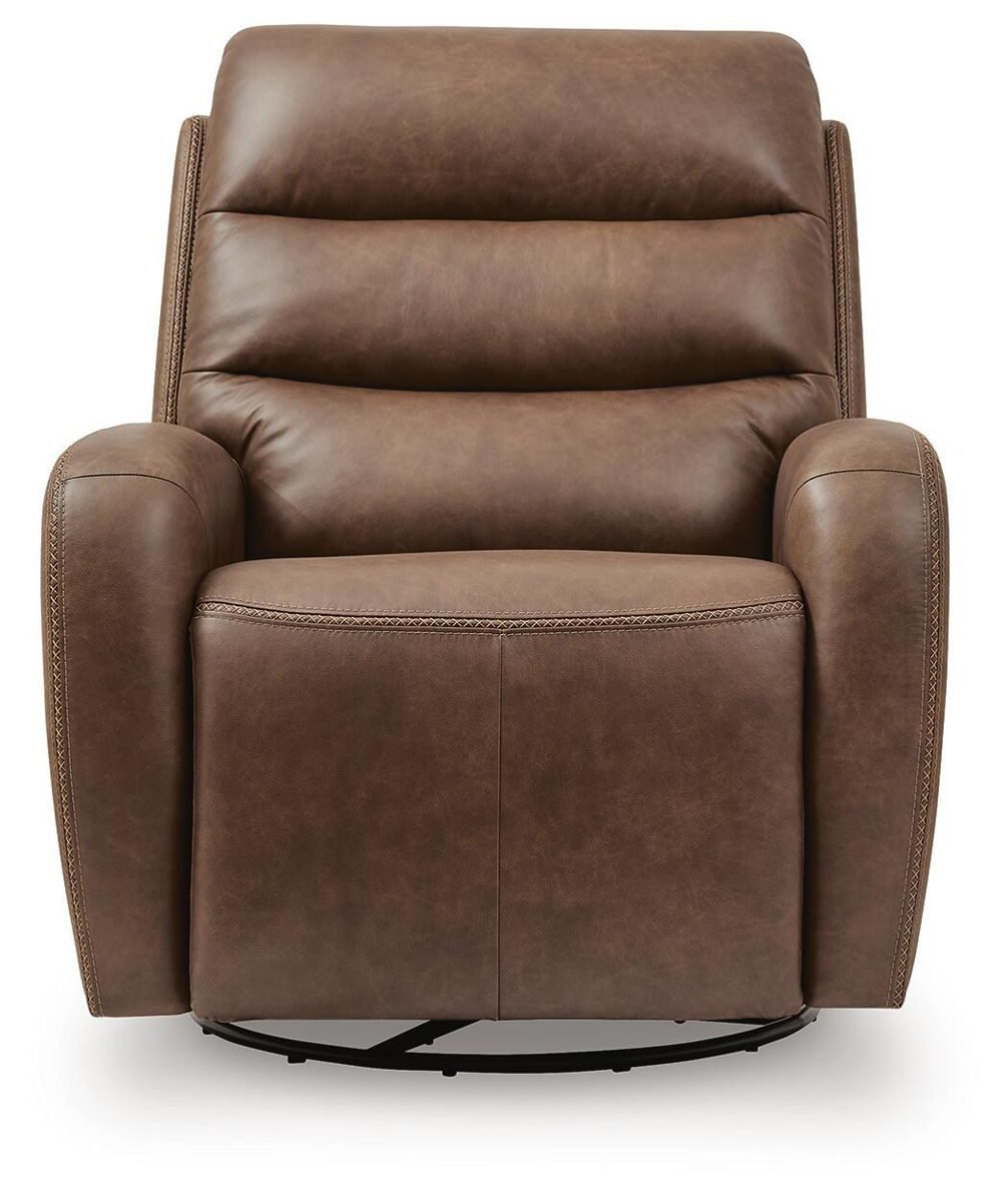 Motion-Max - Swivel Glider Power Recliner - Saddle - Image 3