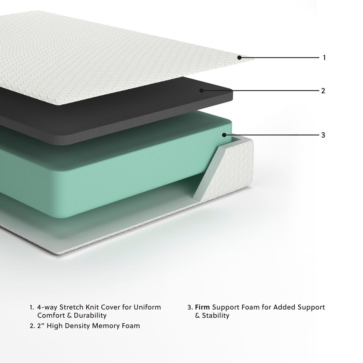 Chime 12 Inch Memory Foam - Memory Foam Mattress - Image 7