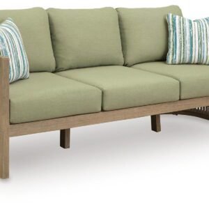 Serena Shores - Sofa With Cushion - Beige / Green