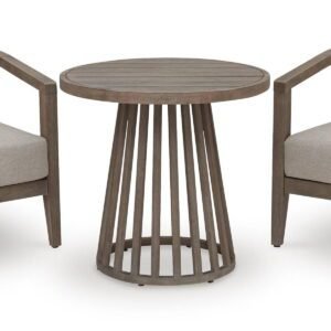 Joy Lagoon - Outdoor Chairs With Cushions/Table (Set of 3) - Beige
