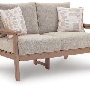 Grover Beach - Loveseat With Cushion - Driftwood