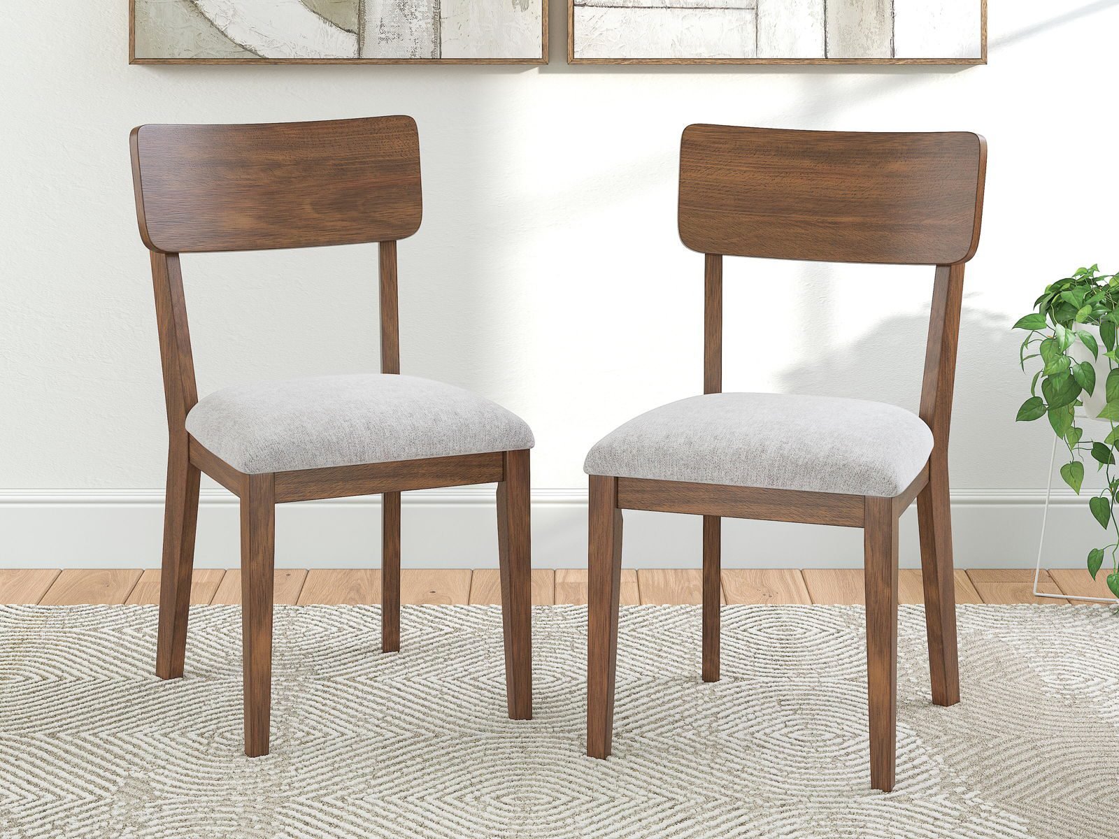 Tameride - Dining Upholstered Side Chair (Set of 2) - Brown - Image 4