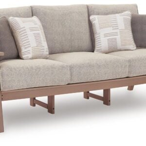 Grover Beach - Sofa With Cushion - Driftwood
