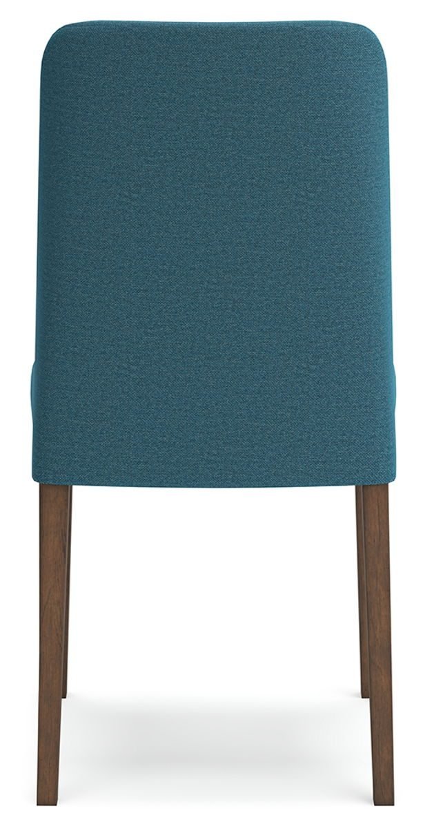 Lyncott - Dining Uph Side Chair (Set of 2) - Blue / Brown - Image 3