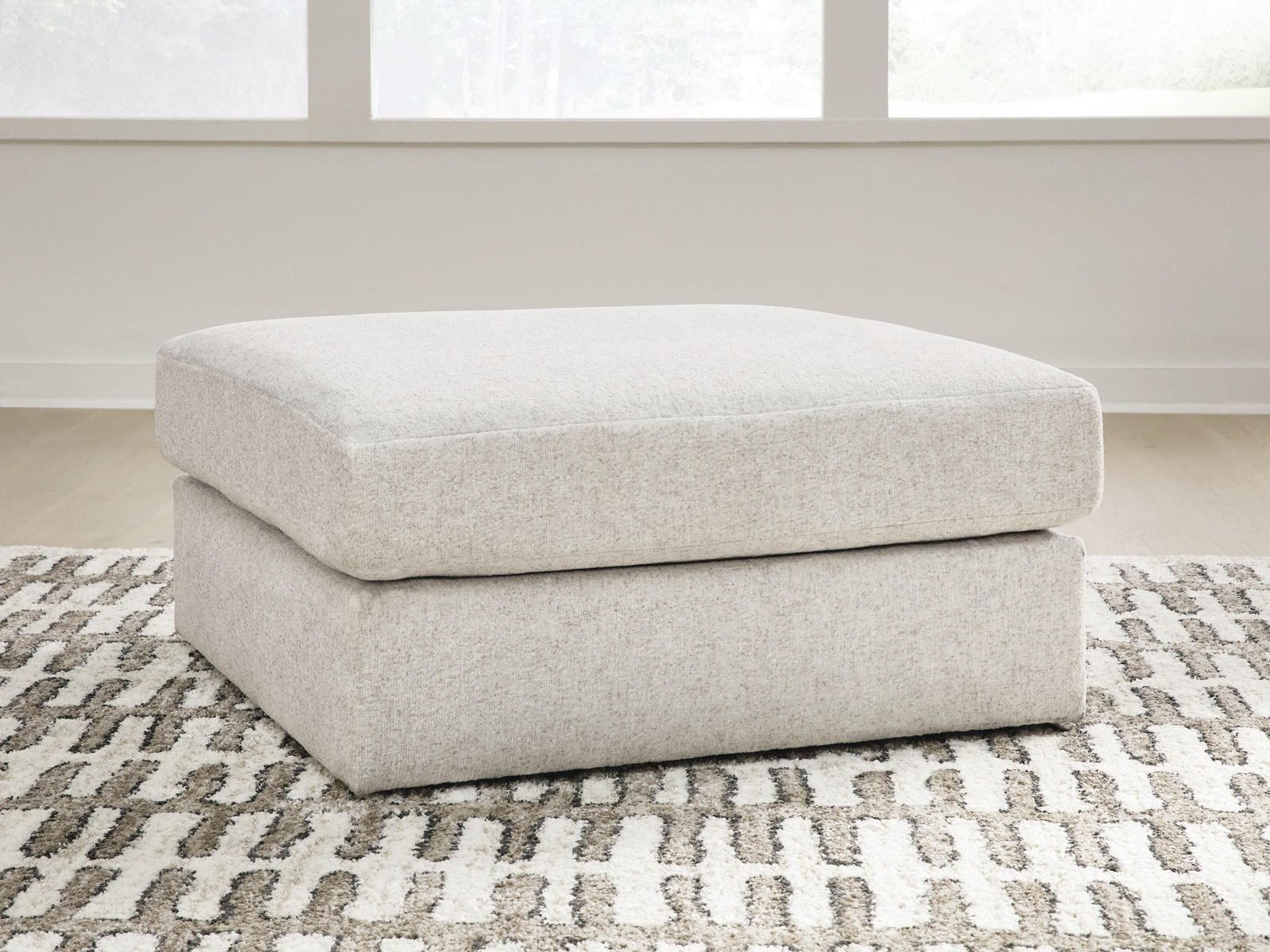 Kestrie - Oversized Accent Ottoman - Feathered - Image 2