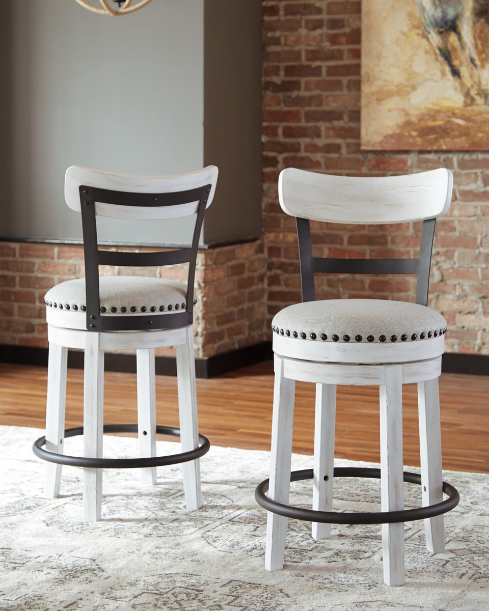 Valebeck - Full Back Swivel Stool - Image 10