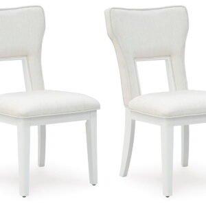 Chalanna - Dining Upholstered Side Chair (Set of 2) - White