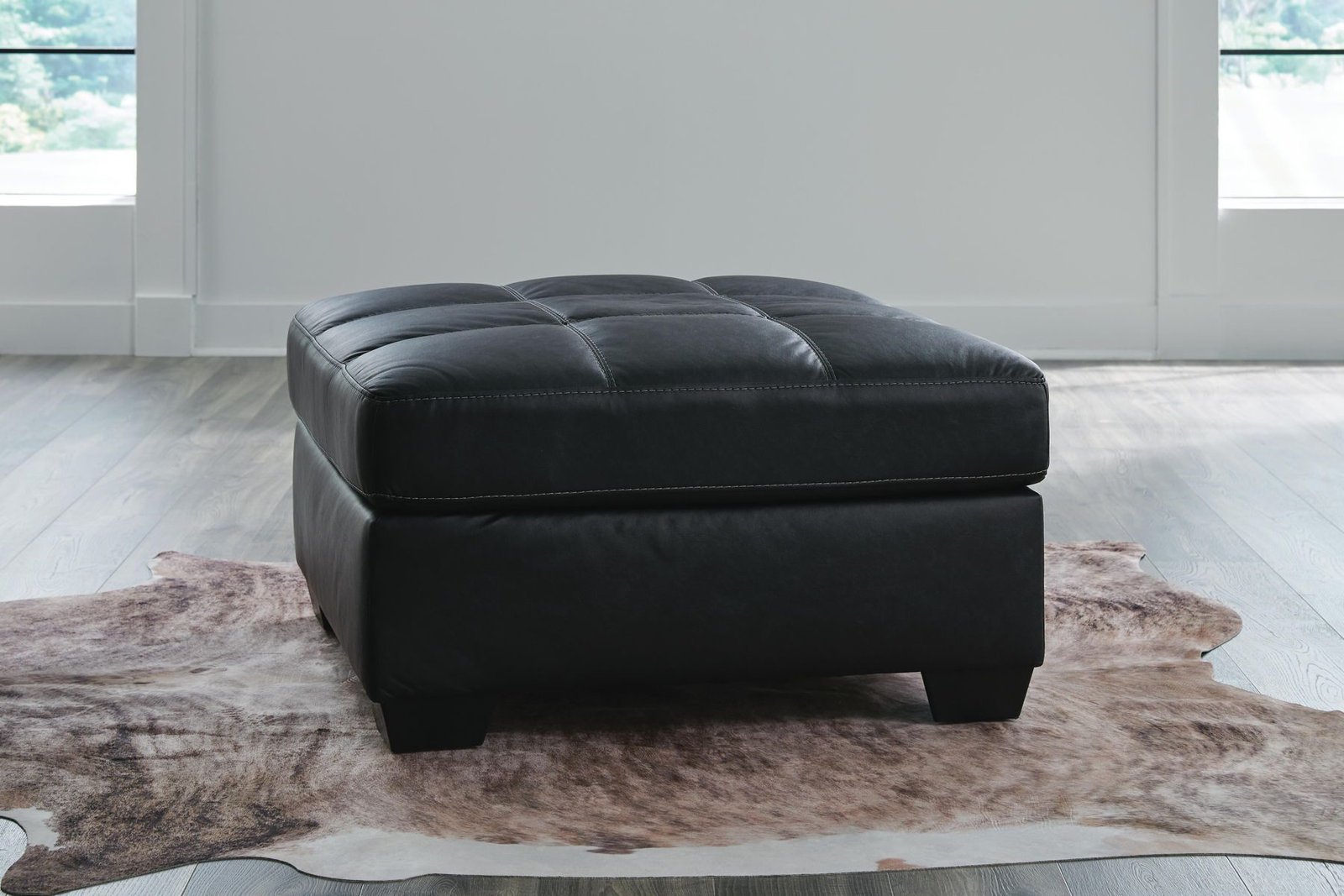 Barlin Mills - Oversized Accent Ottoman - Carbon - Image 3