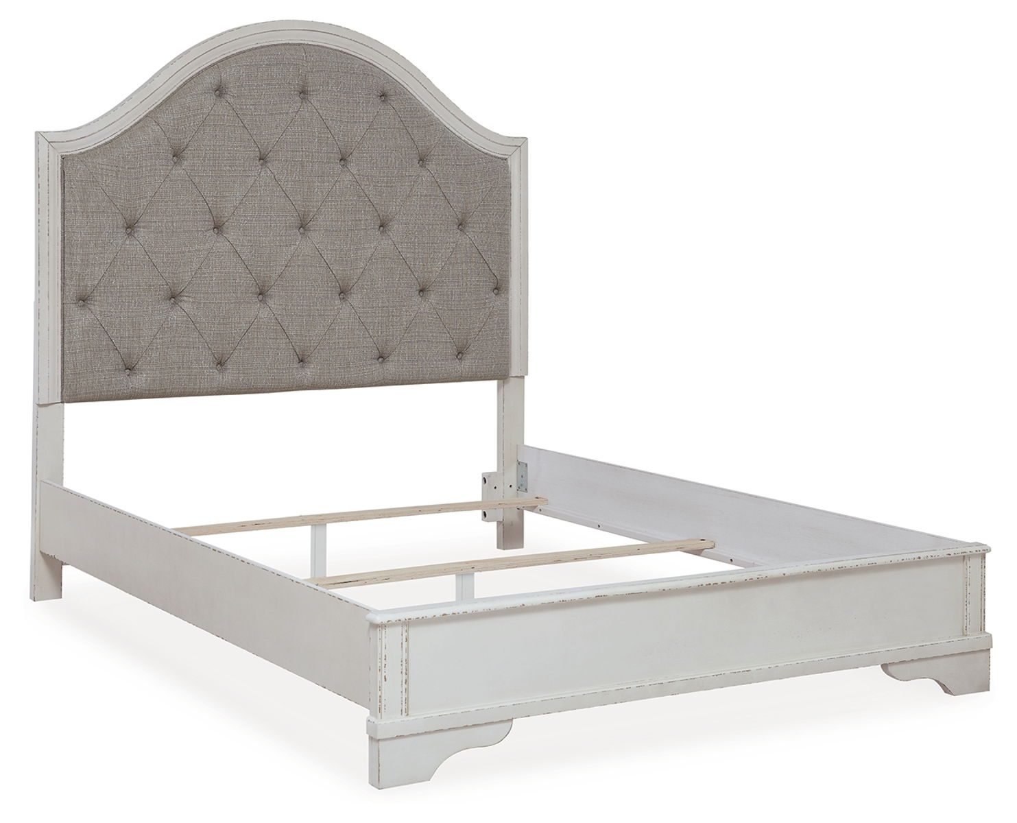 Blendon - Queen Upholstered Panel Bed - Rustic Brown - Image 4