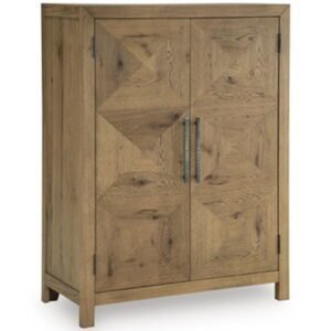 Clayburns - Bar Cabinet - Light Brown