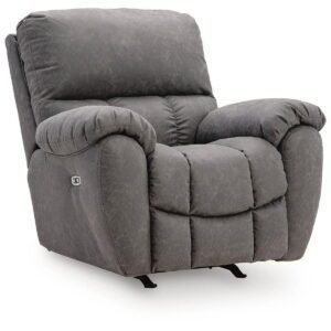 Bakerstein - Power Rocker Recliner With Adjustable Headrest - Galaxy