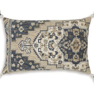Winbury - Pillow (Set of 4) - Blue / Tan / White