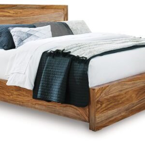 Dressonni - Queen Panel Bed - Brown