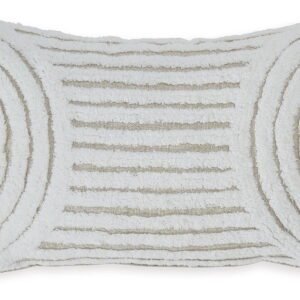 Farissen - Pillow (Set of 4) - White / Tan