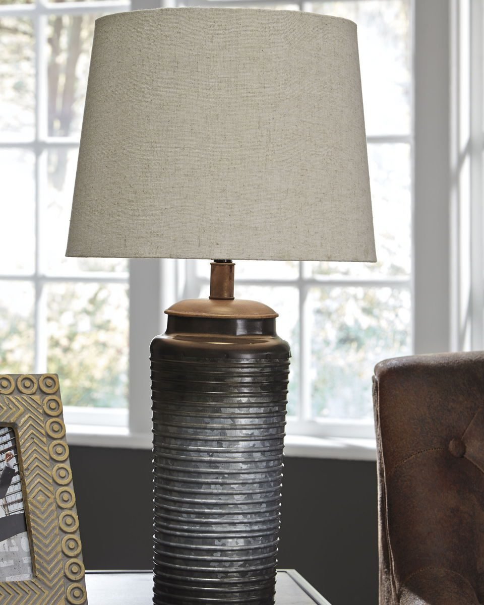 Norbert - Metal Table Lamp (Set of 2) - Gray - Image 3