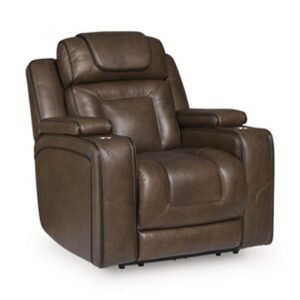 Mestrino - Power Recliner With Adjustable Headrest - Hickory
