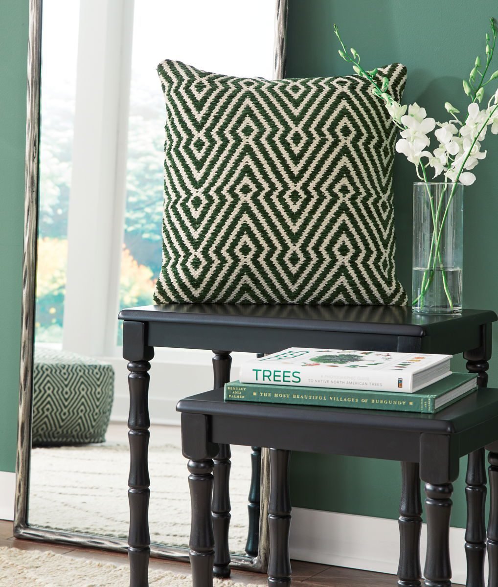 Digover - Pillow (Set of 4) - Green / Ivory - Image 2