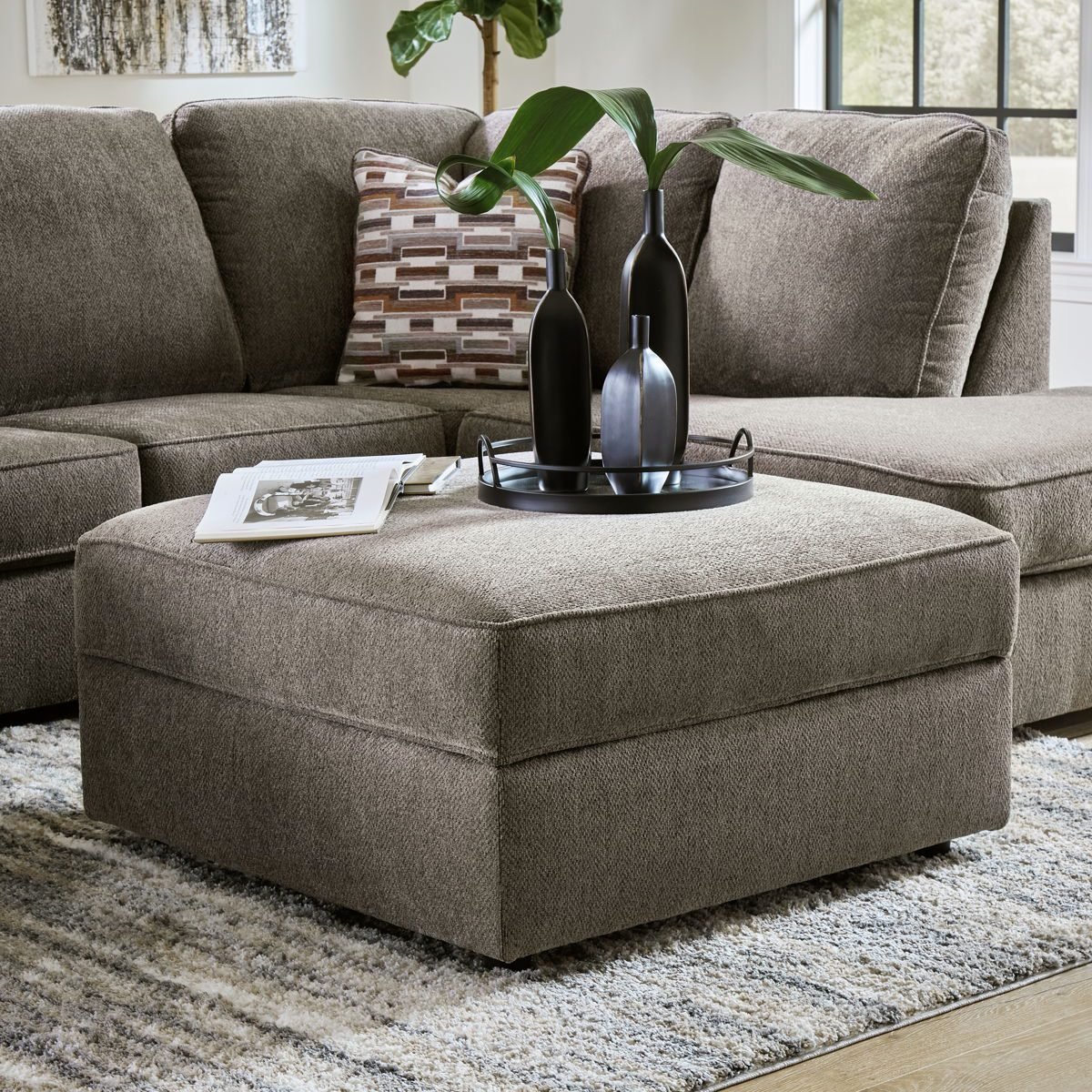 O'Phannon - Ottoman With Storage - Putty - Image 4